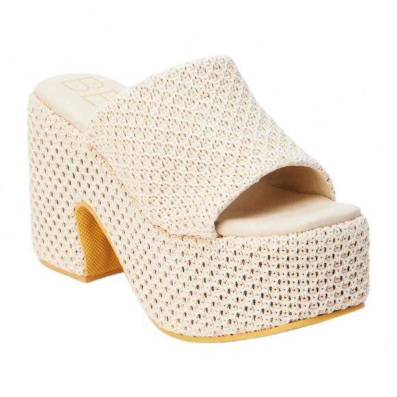 NEW MATISSE women's como platform heel in ivory raffa - Picture 3 of 5